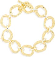 Argento Vivo Sterling Silver Two-Tone Chain Bracelet