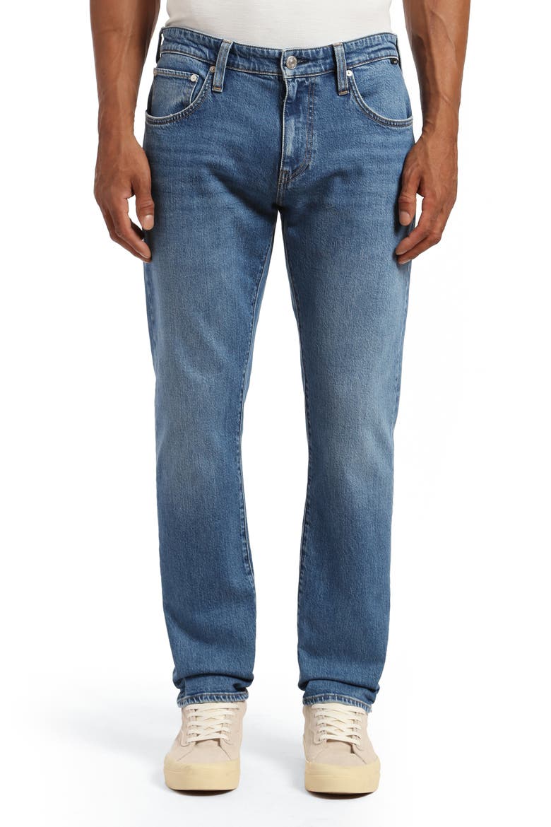 Jake Slim Fit Jeans, Main, color, DARK RECYCLED BLUE