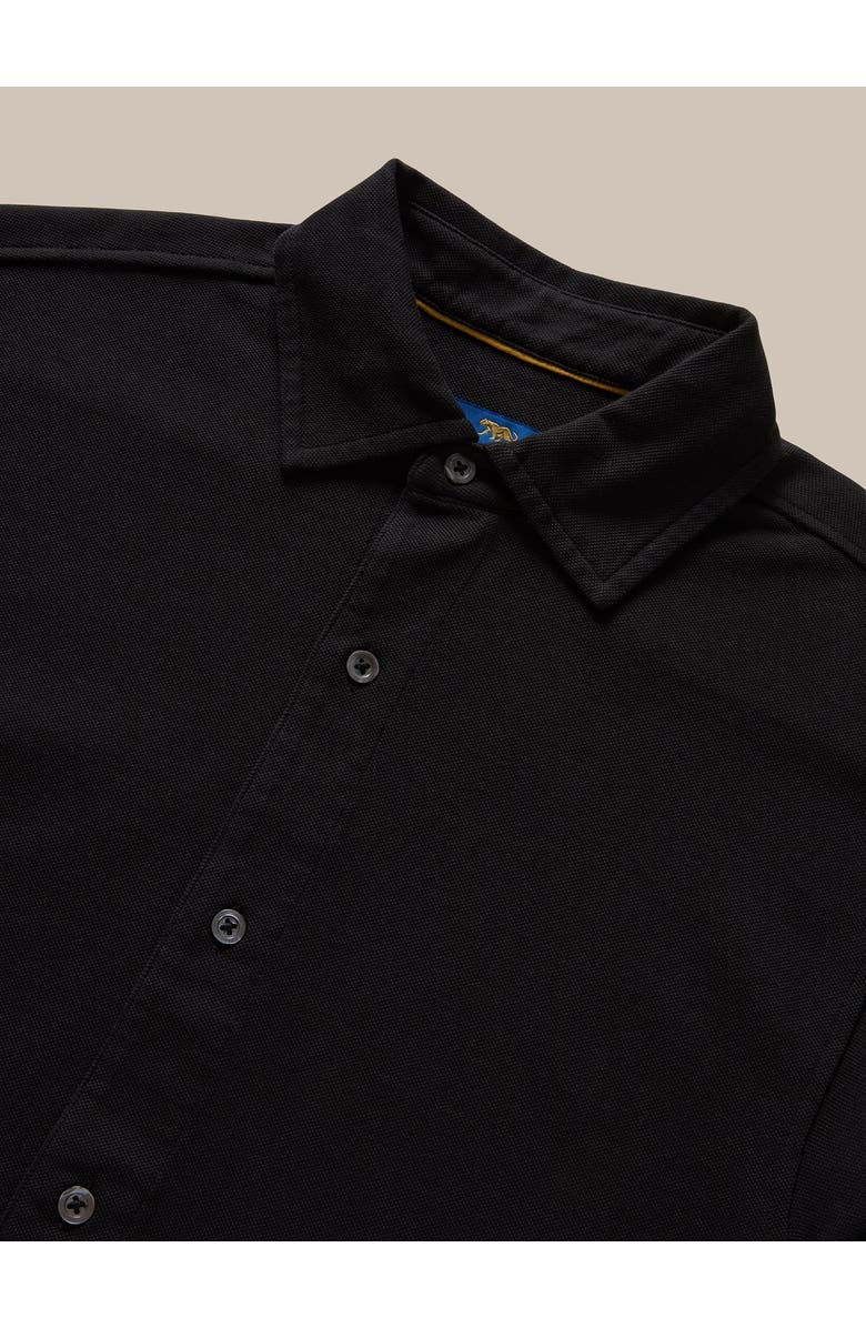 Robert Talbott Foster Long Sleeve Knit Shirt, Alternate, color, Black