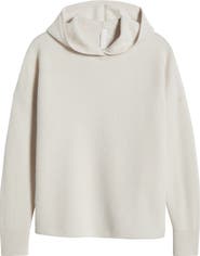 Zella Wool & Cashmere Rib Hoodie