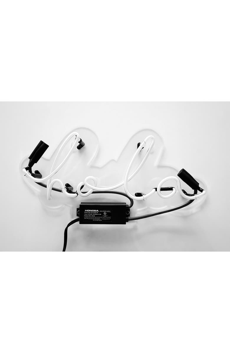 Oliver Gal Hola Neon Sign, Alternate, color, 