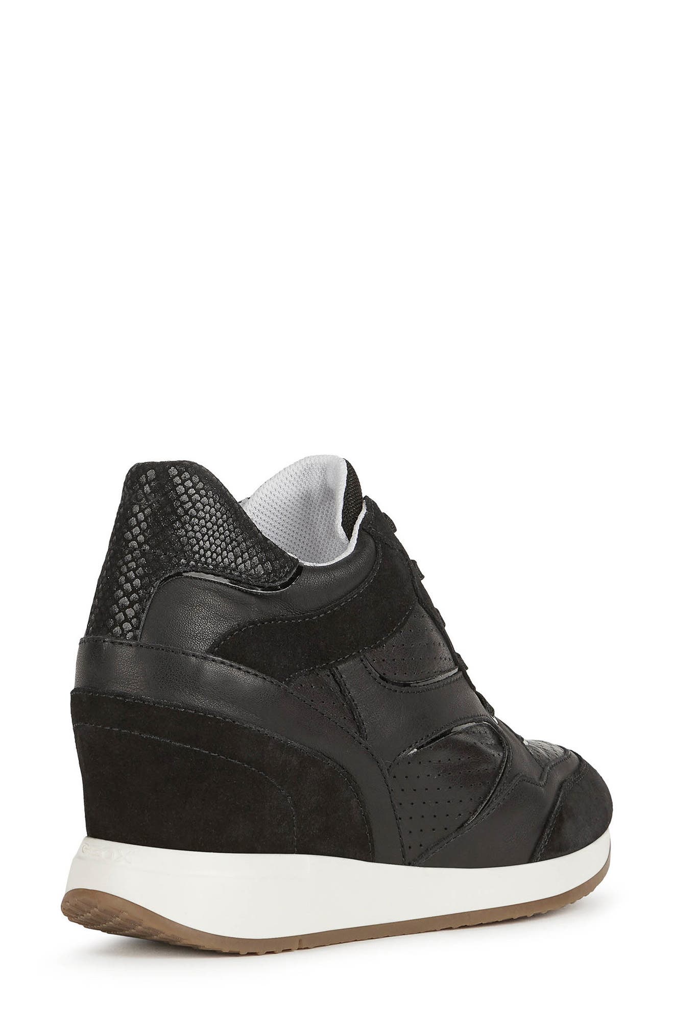 Geox Nydame Wedge Sneaker, Alternate, color, 