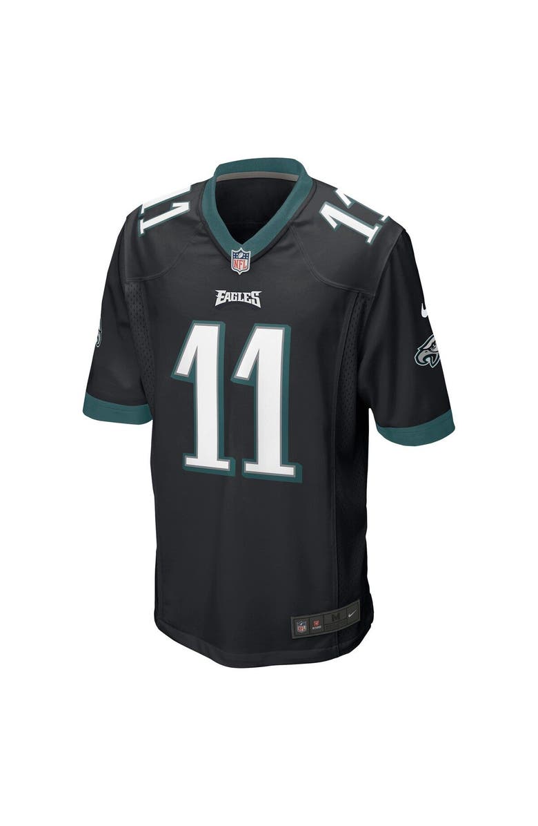 Nike Men's Nike A.J. Brown Black Philadelphia Eagles Game Jersey, Alternate, color,