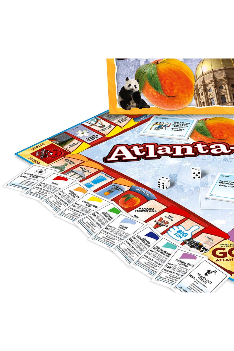 Atlantaopoly Monopoly Board Game, Alternate, color, Multicolored
