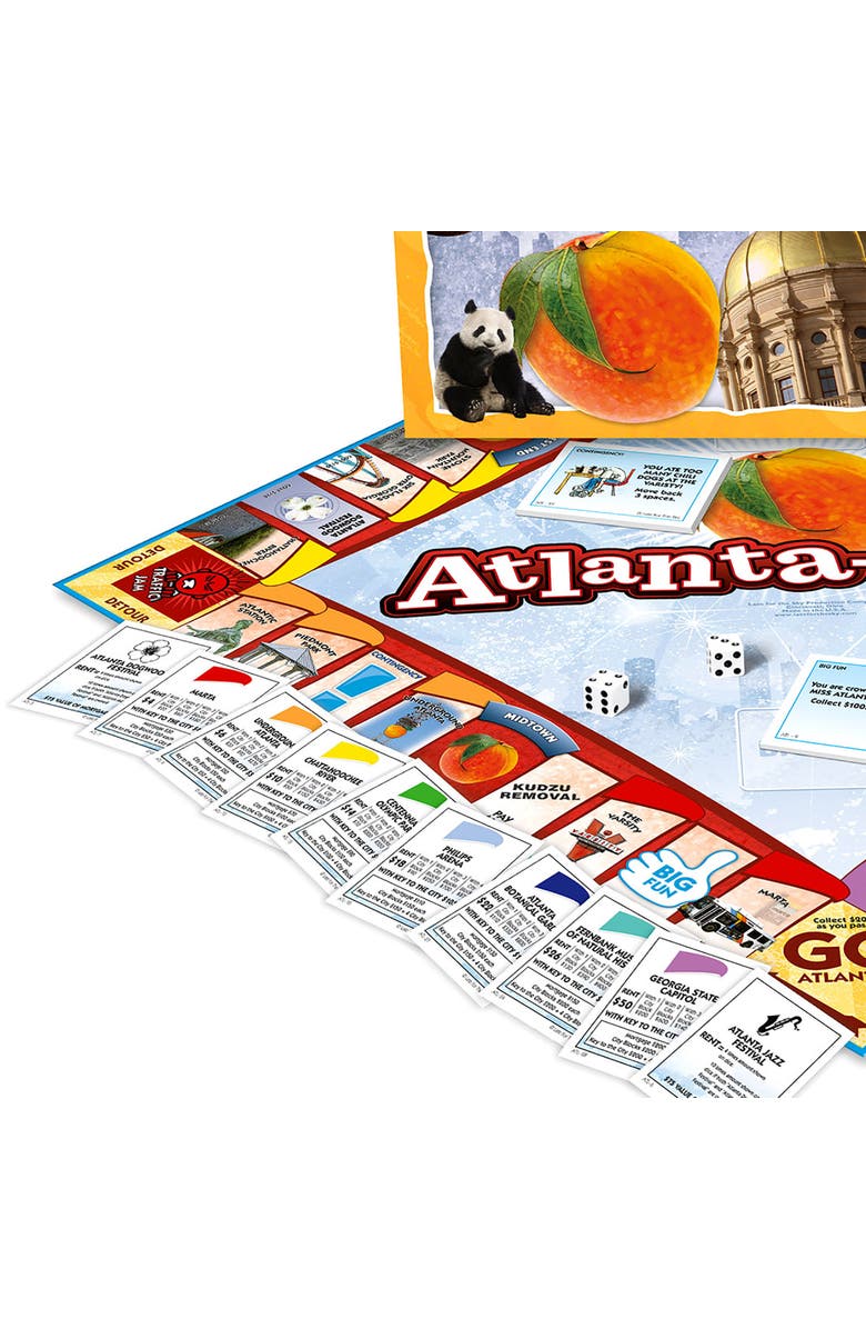 Late for the Sky Atlantaopoly Monopoly Board Game, Alternate, color, Multicolored