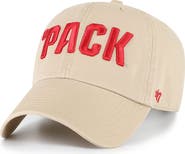 '47 Men's '47 Khaki NC State Wolfpack Clean Up Adjustable Hat