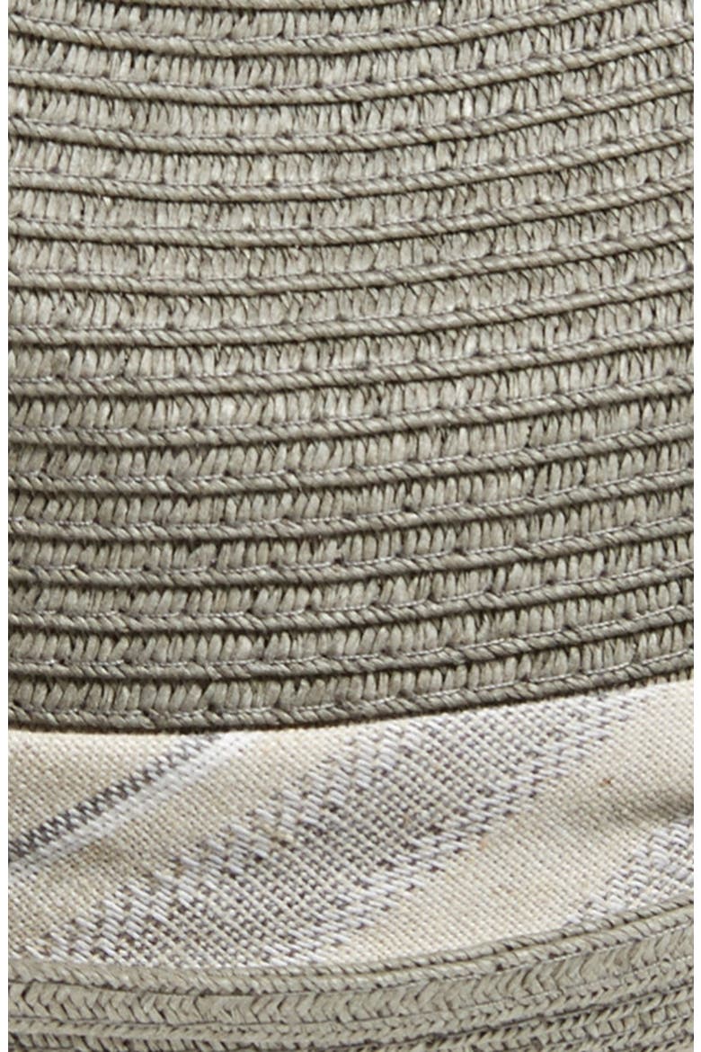 'Slater' Straw Fedora, Alternate, color, GREY