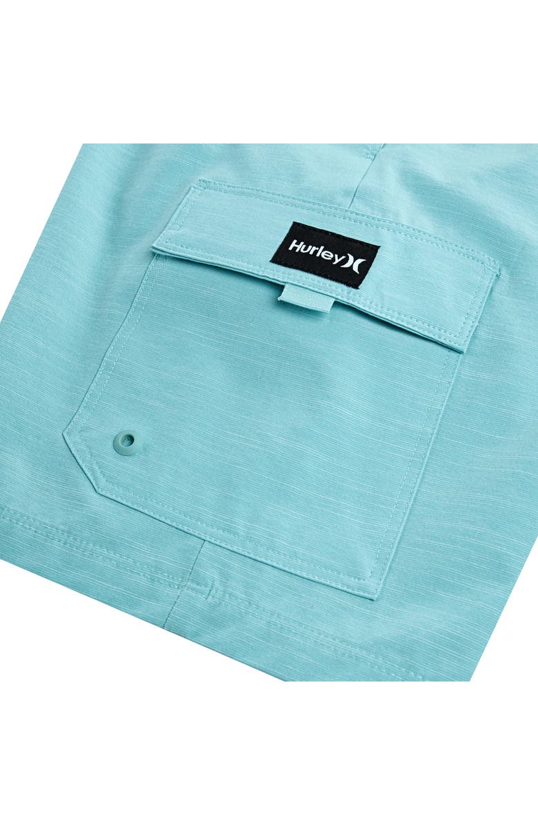 Hurley Kids' Avalon Hybrid Walk Shorts, Alternate, color, Harbor Green