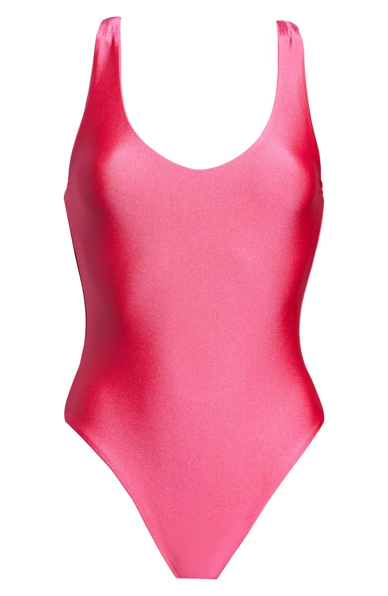 JADE Swim Contour One-Piece Swimsuit, Alternate, color, 
