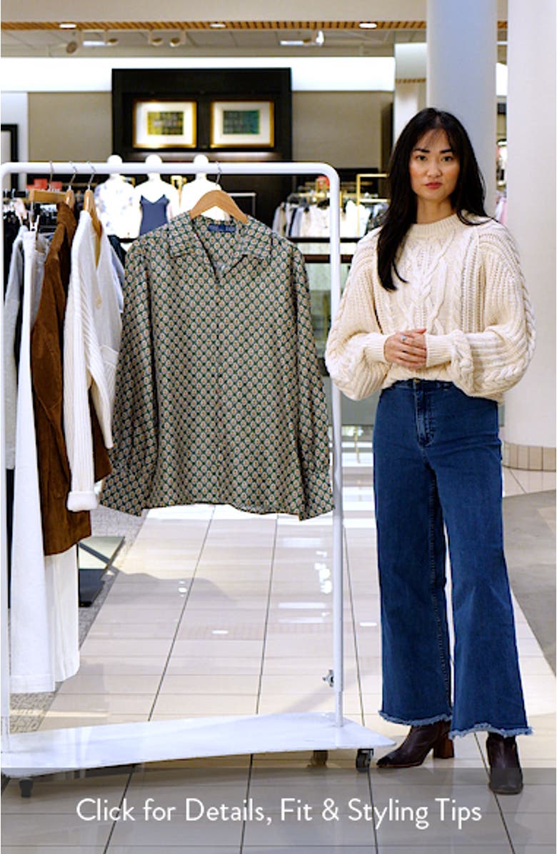 Print Silk Shirt, sales video thumbnail