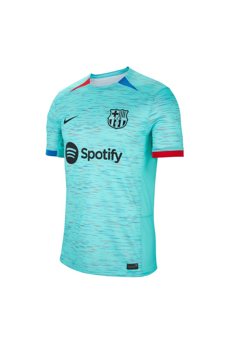 Men's Nike  Aqua Barcelona 2023/24 Third Replica Jersey, Alternate, color, Aqua