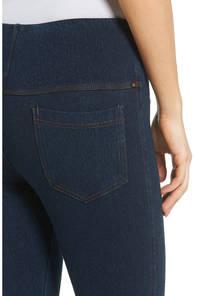 'Lyssentials Toothpick Denim Leggings, Alternate, color, INDIGO