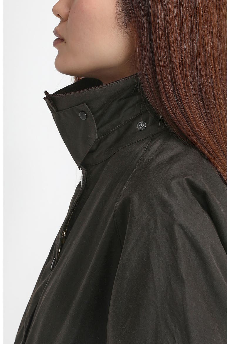 Transport Waxed Cotton Jacket, Alternate, color, OLIVE/ CLASSIC