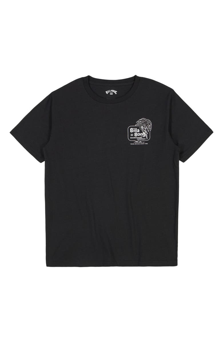 Billabong Kids' Good Sign Graphic T-Shirt, Main, color, Black