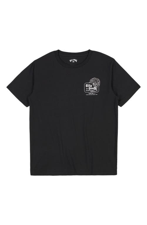 Billabong Kids' Good Sign Graphic T-shirt In Black