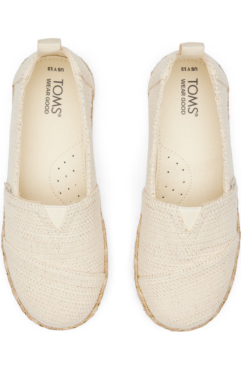 TOMS Kids' Alpargata Slip-On, Alternate, color,