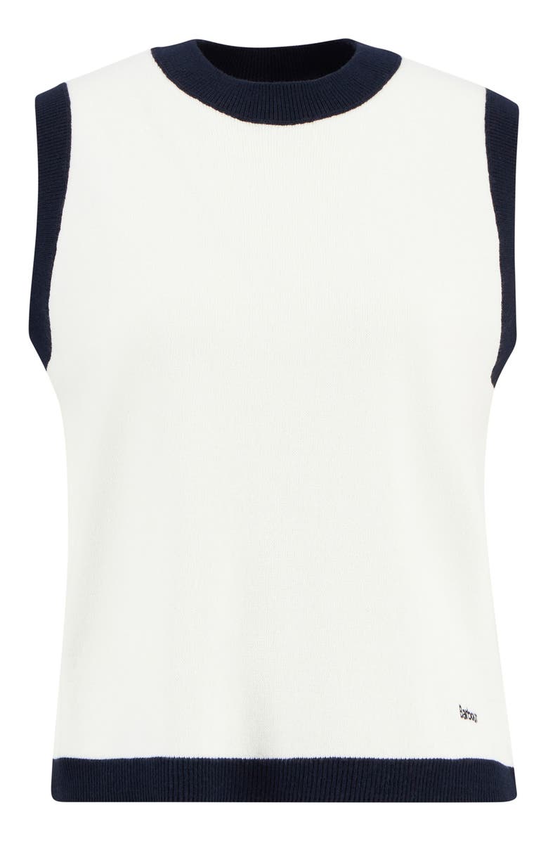Barbour Salthill Contrast Trim Tank, Alternate, color, Cloud/ Navy