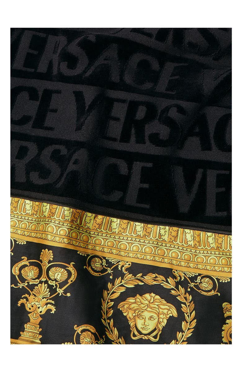 Versace I Heart Baroque Face Towel, Alternate, color, 