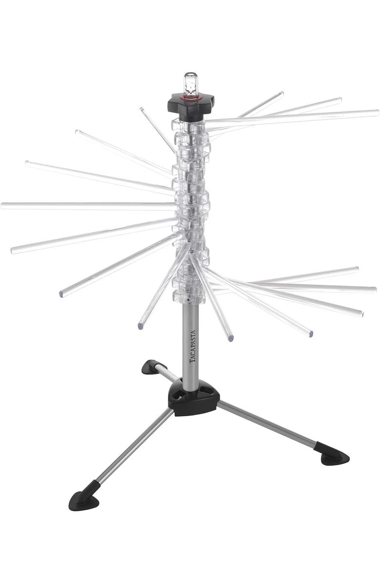 Marcato Atlas Collapsible Pasta Drying Rack, Made In Italy, Main, color, Silver