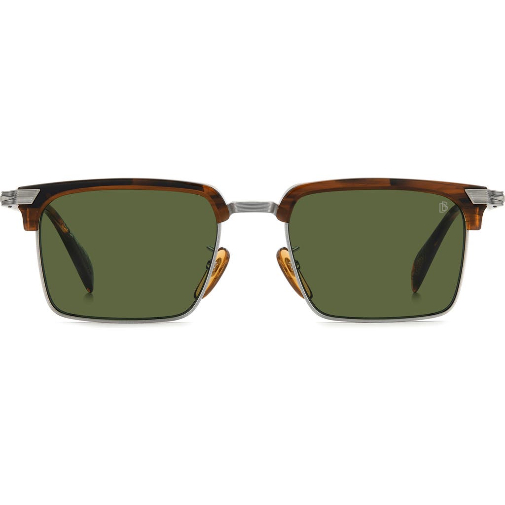 David Beckham Eyewear Db 1227/g/s/us 54mm Rectangular Sunglasses In Green