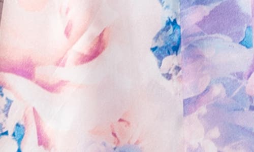 In Bloom By Jonquil Qwin Floral Satin Robe In Pink
