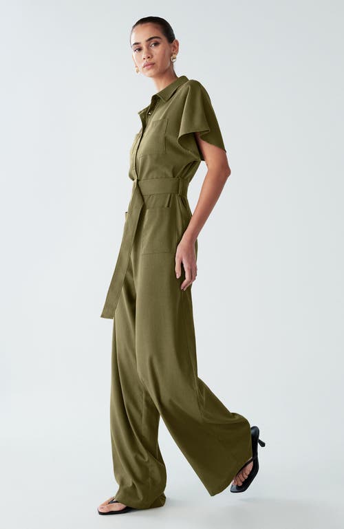 Willa Zel Jumpsuit In Green