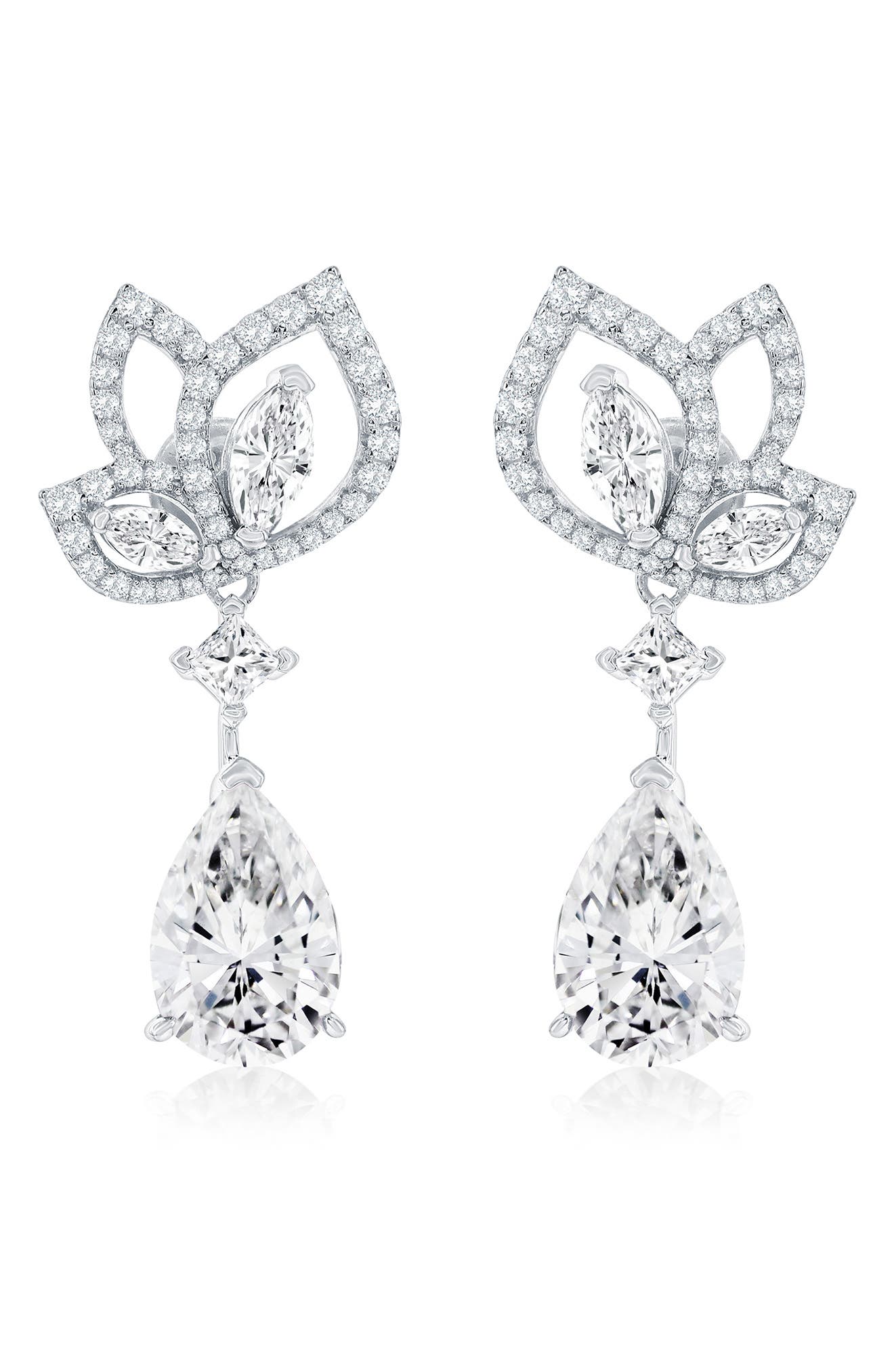 SUZY LEVIAN Gala Firework Drop Earrings