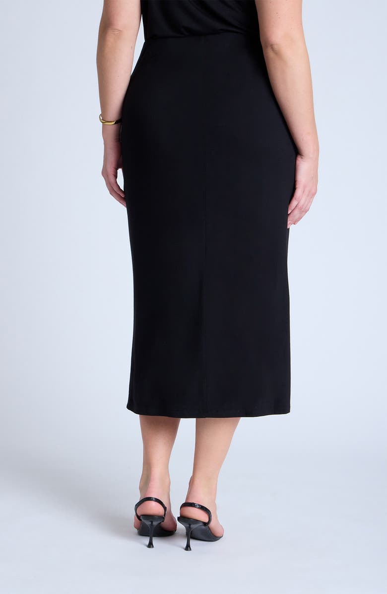 ELOQUII Twist Slit Skirt, Alternate, color, 