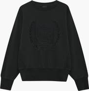 ANINE BING Harry Shrunken Signet Sweatshirt