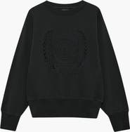 ANINE BING Harry Shrunken Signet Sweatshirt