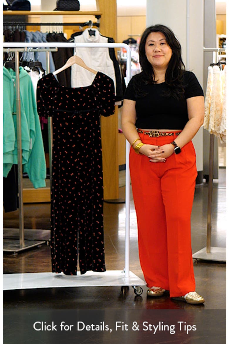 Kids' Velour Wide Leg Jumpsuit video