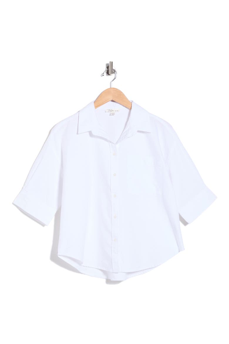 Oxford Collegiate Short Sleeve Shirt, Alternate, color, CLASSICAL WHITE