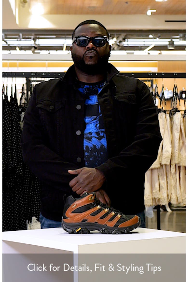 Moab 3 Luxe Leather Waterproof Mid Hiking Boot video