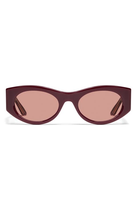 So What 53mm Round Sunglasses