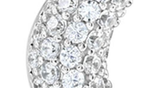 Suzy Levian Pavé Cubic Zirconia Snake Stud Earrings