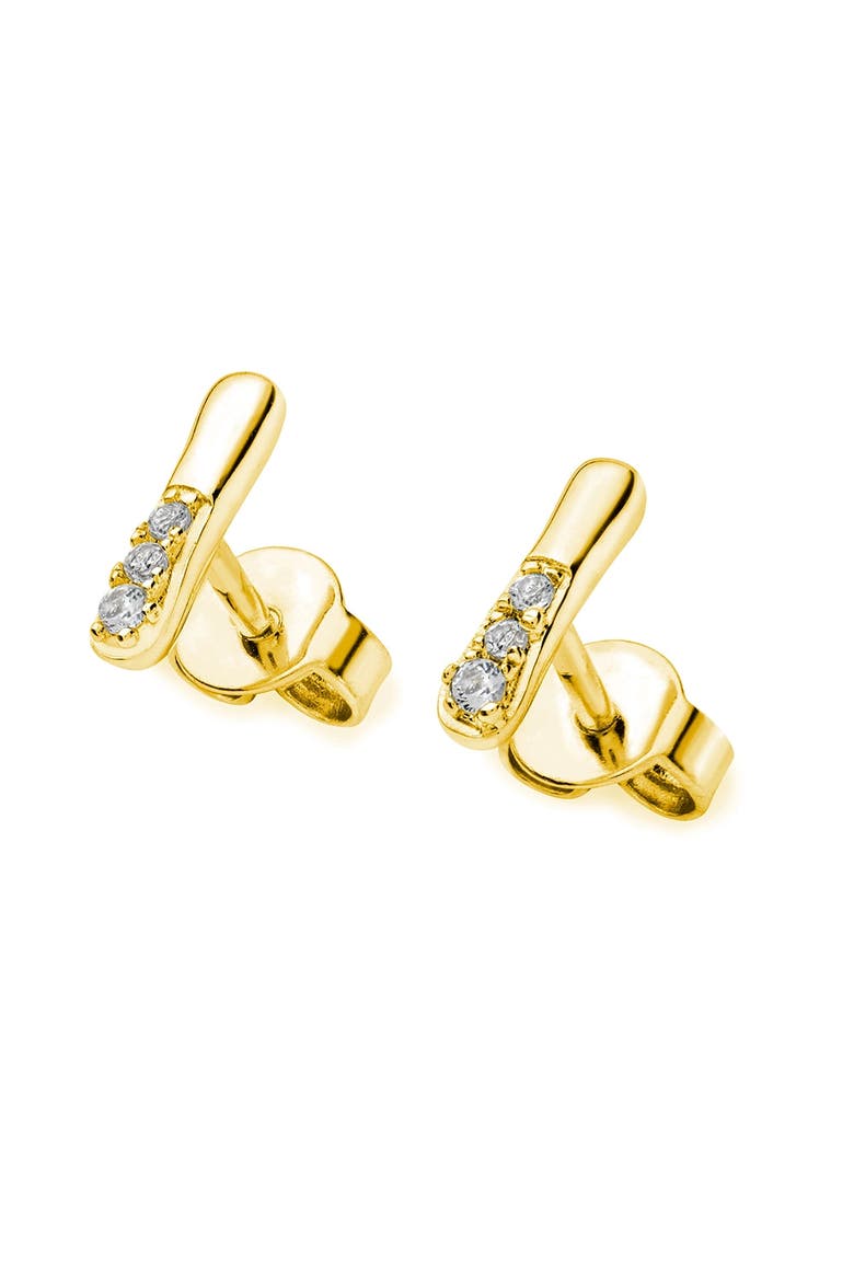 Skinny Drip Mini Studs, Main, color, Gold