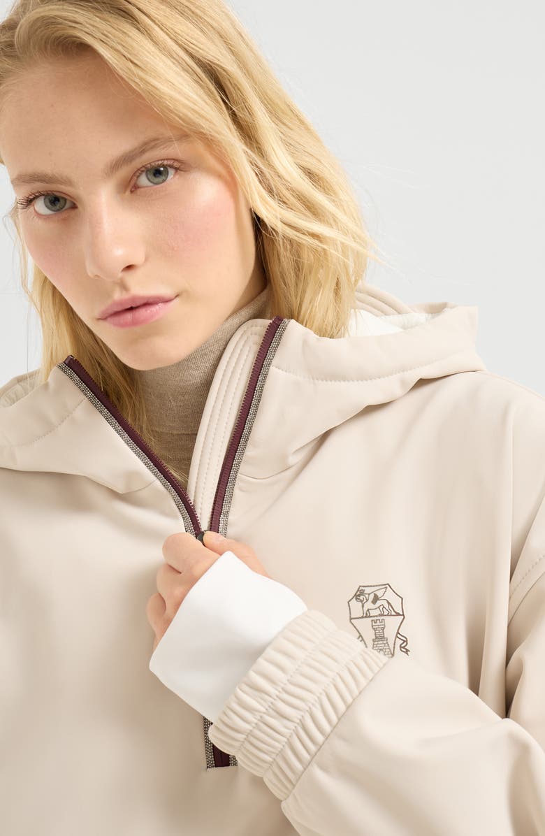 Brunello Cucinelli Mountain outerwear jacket, Alternate, color, Panama