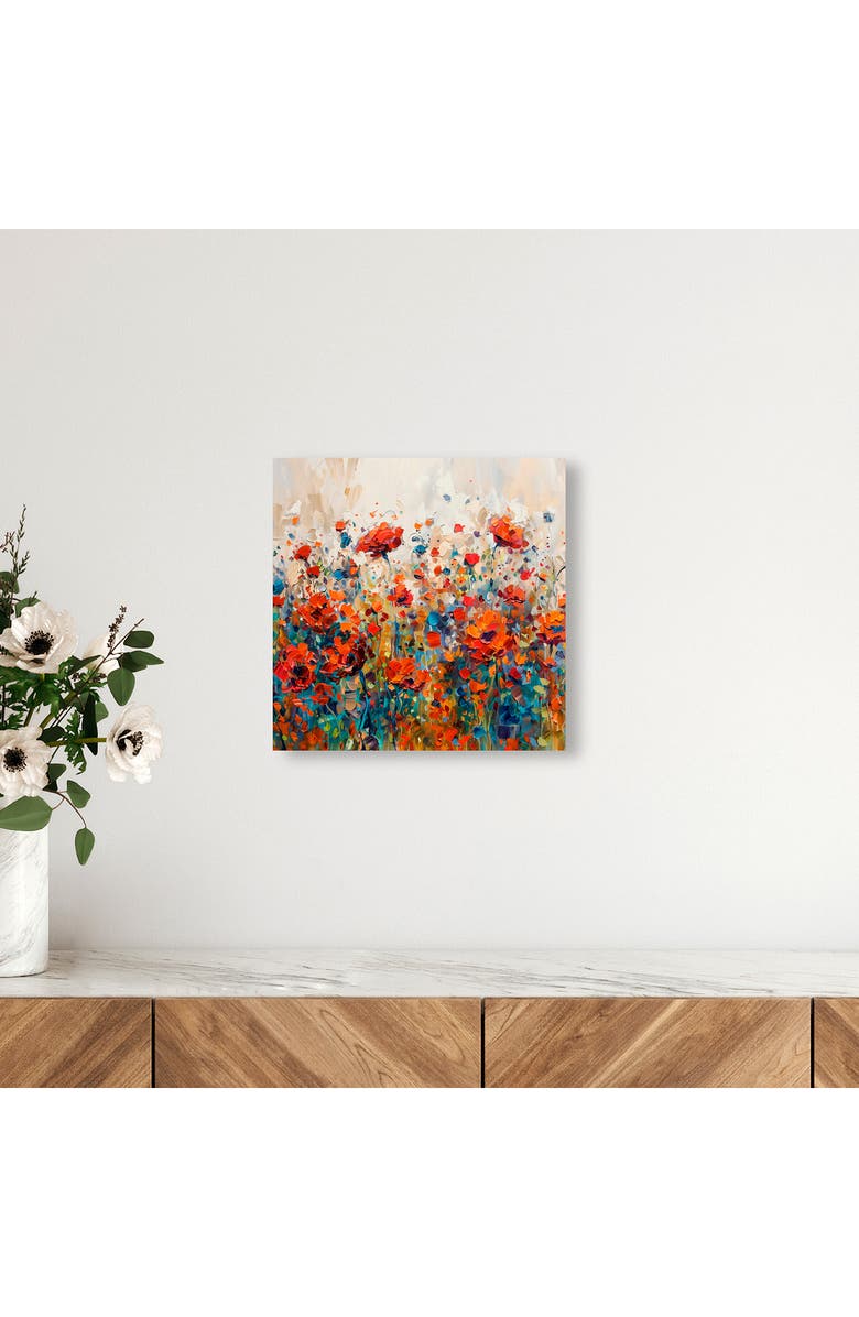 Wynwood Studio Beautiful Garden Bloom Canvas Wall Art, Alternate, color, Orange