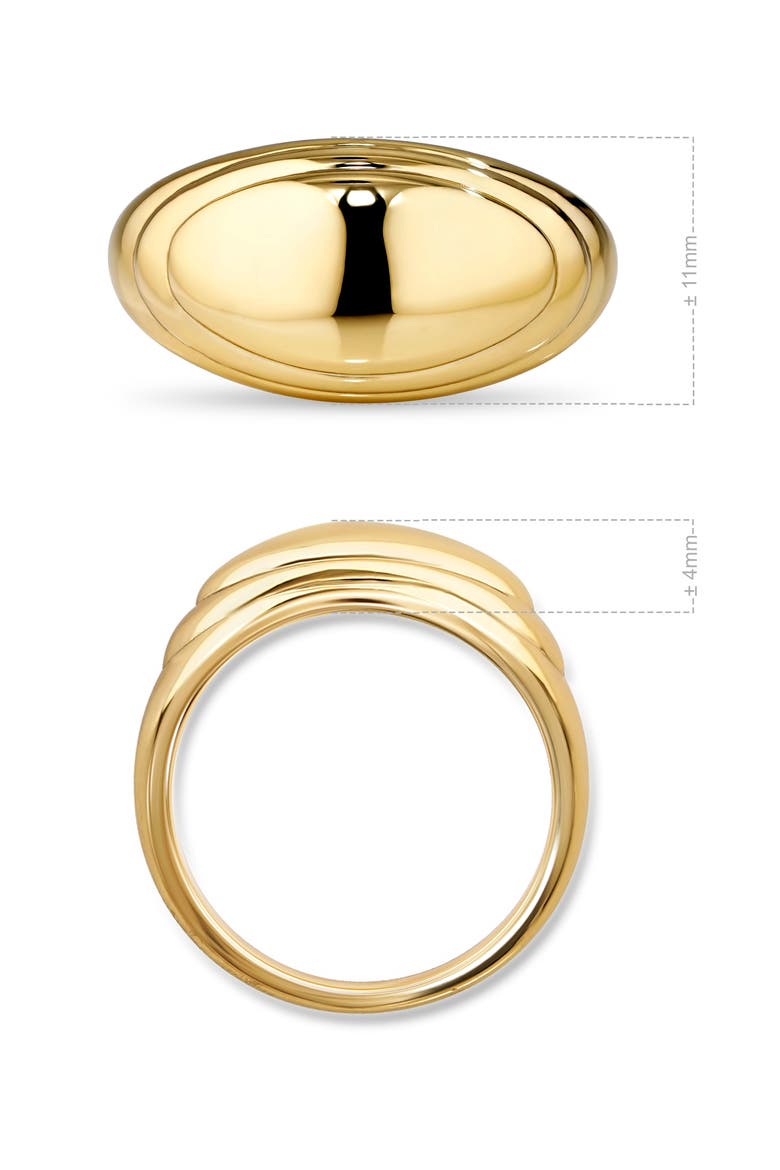 Contoured Dome Ring, Alternate, color, GOLD