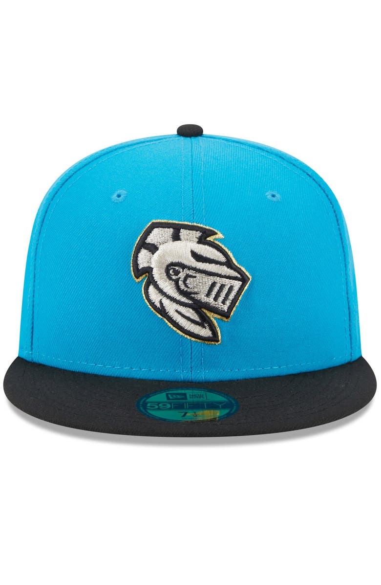 New Era Men's New Era Blue Charlotte Knights Authentic Collection Alternate Logo 59FIFTY Fitted Hat, Alternate, color, Blue