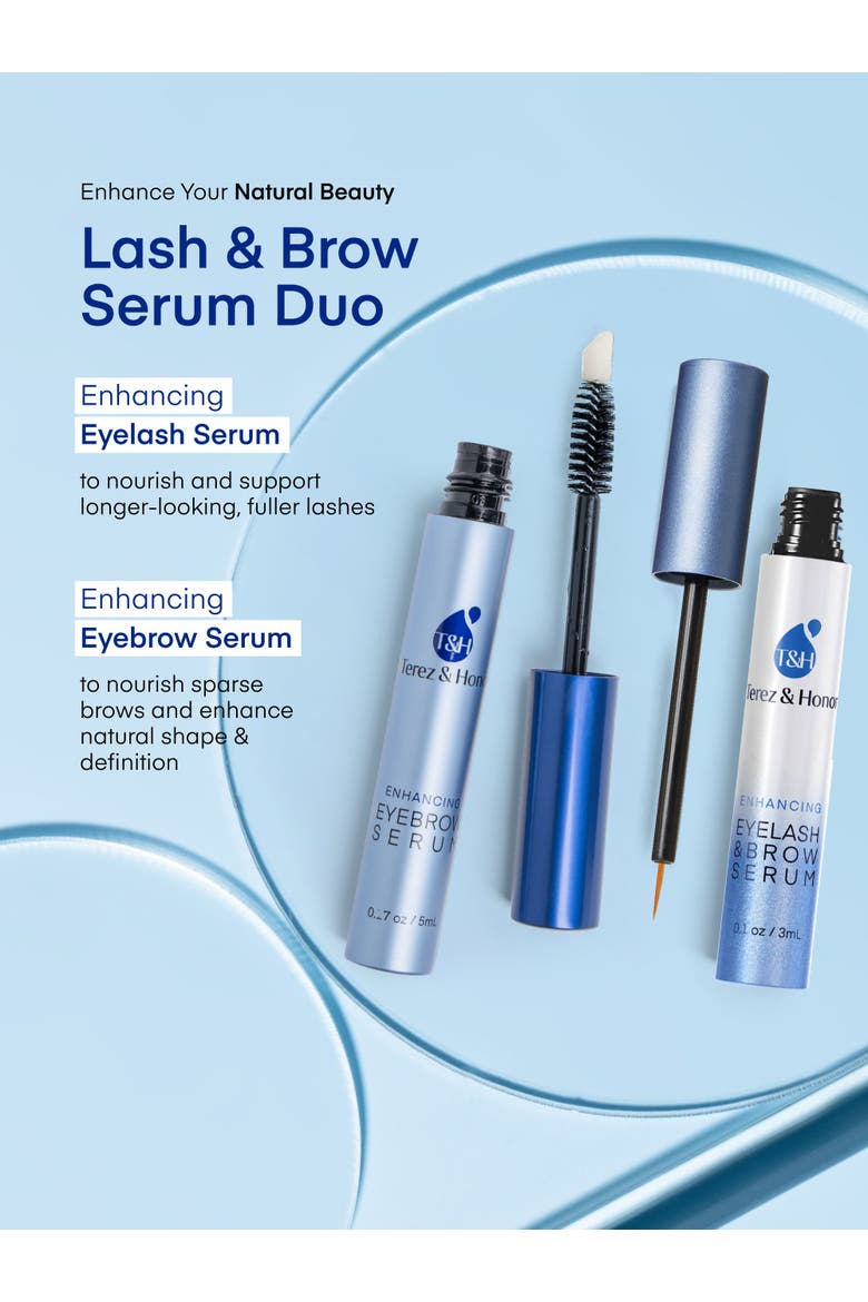 Advanced Enhancing Eyelash and Eyebrow Serum, Alternate, color, No Color