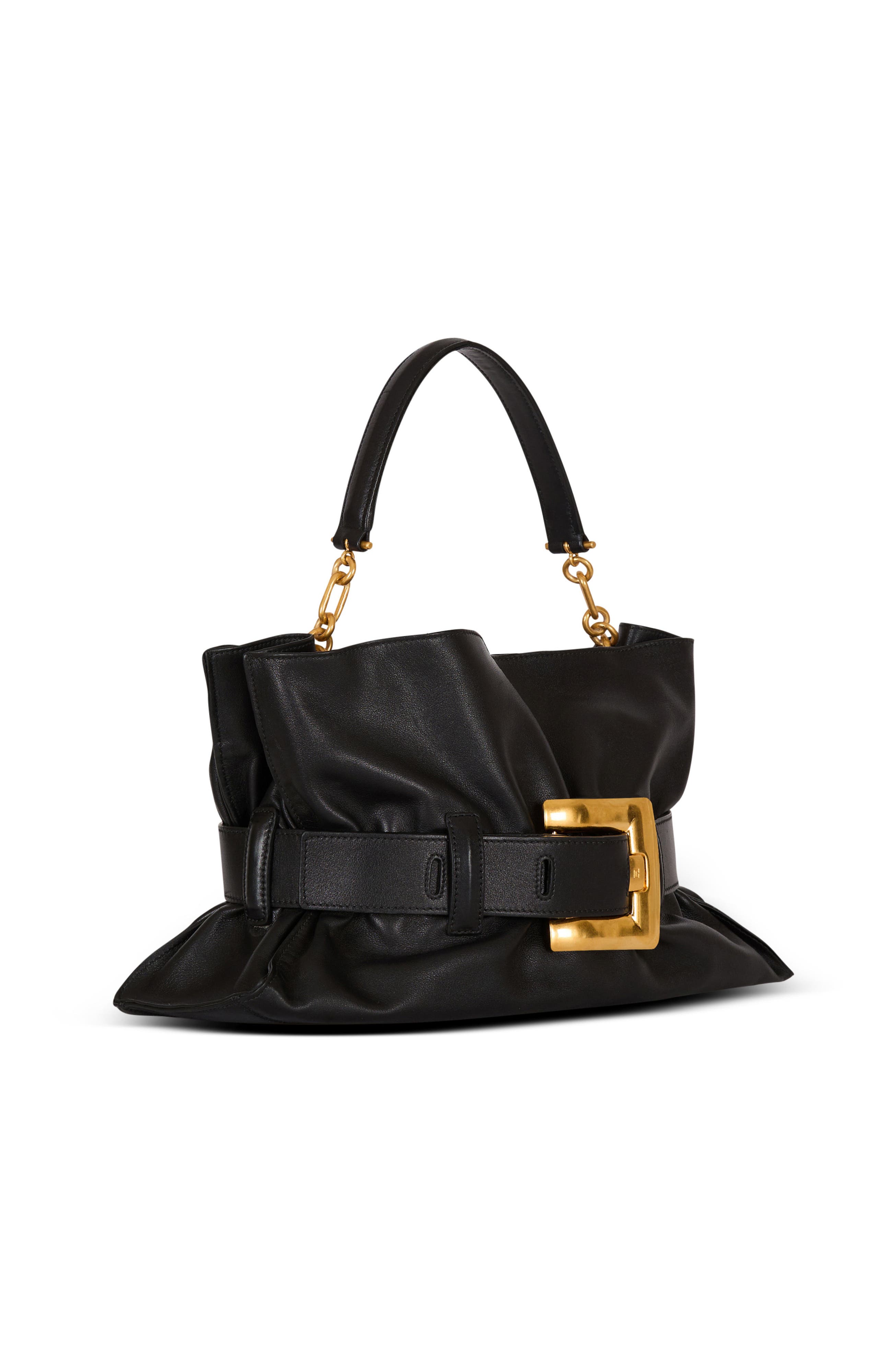 Medium Anthem bag in calfskin leather, Alternate, color, black
