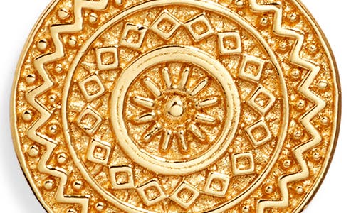 Kiara By Ki-ele Fez Mandala Pendant Necklace In Gold