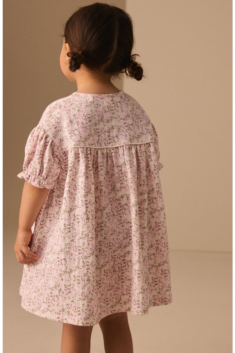 Kids' Ditsy Floral Cotton Dress, Alternate, color, PINK