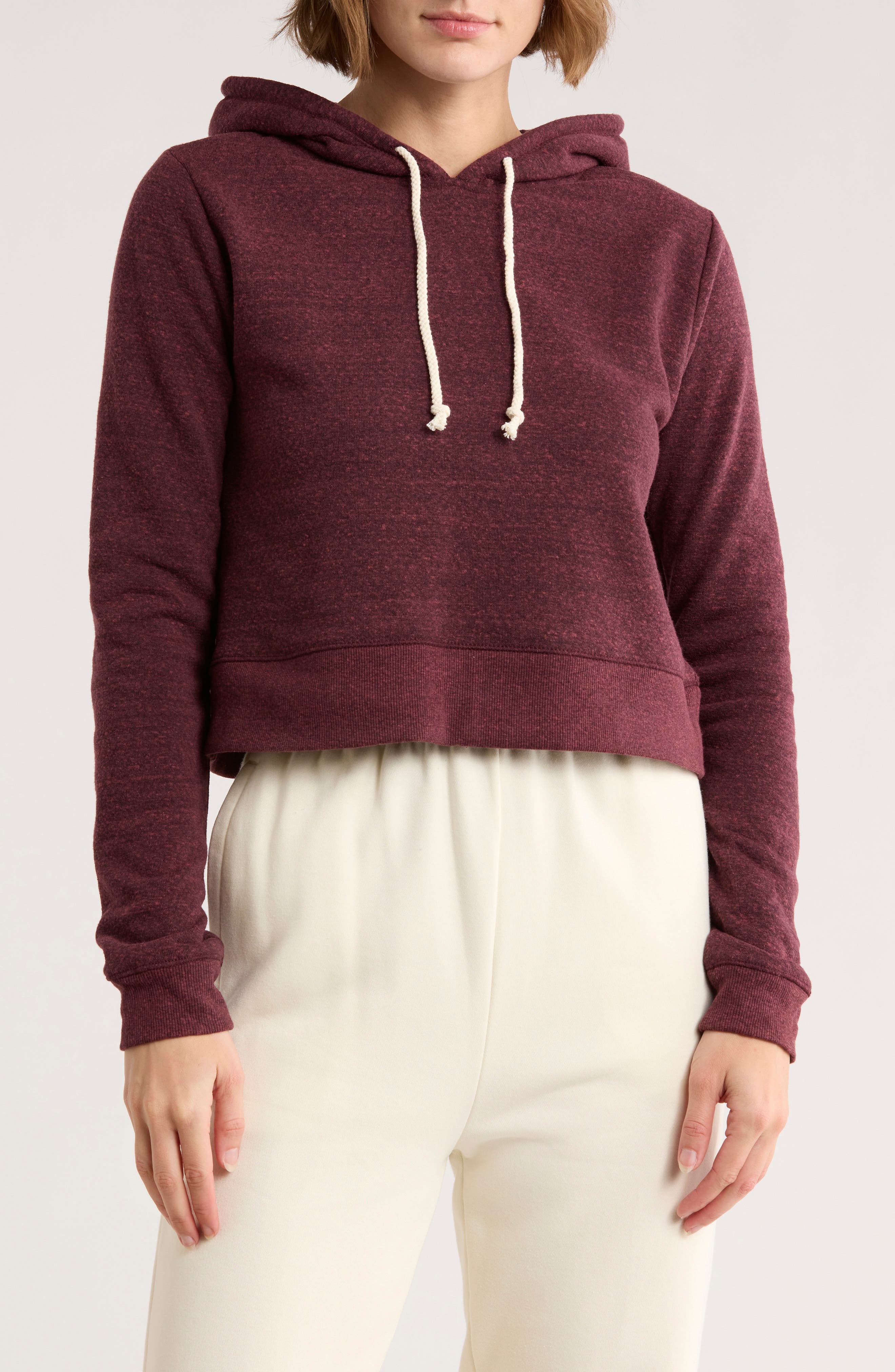 Threads 4 Thought Fleece Crop Hoodie