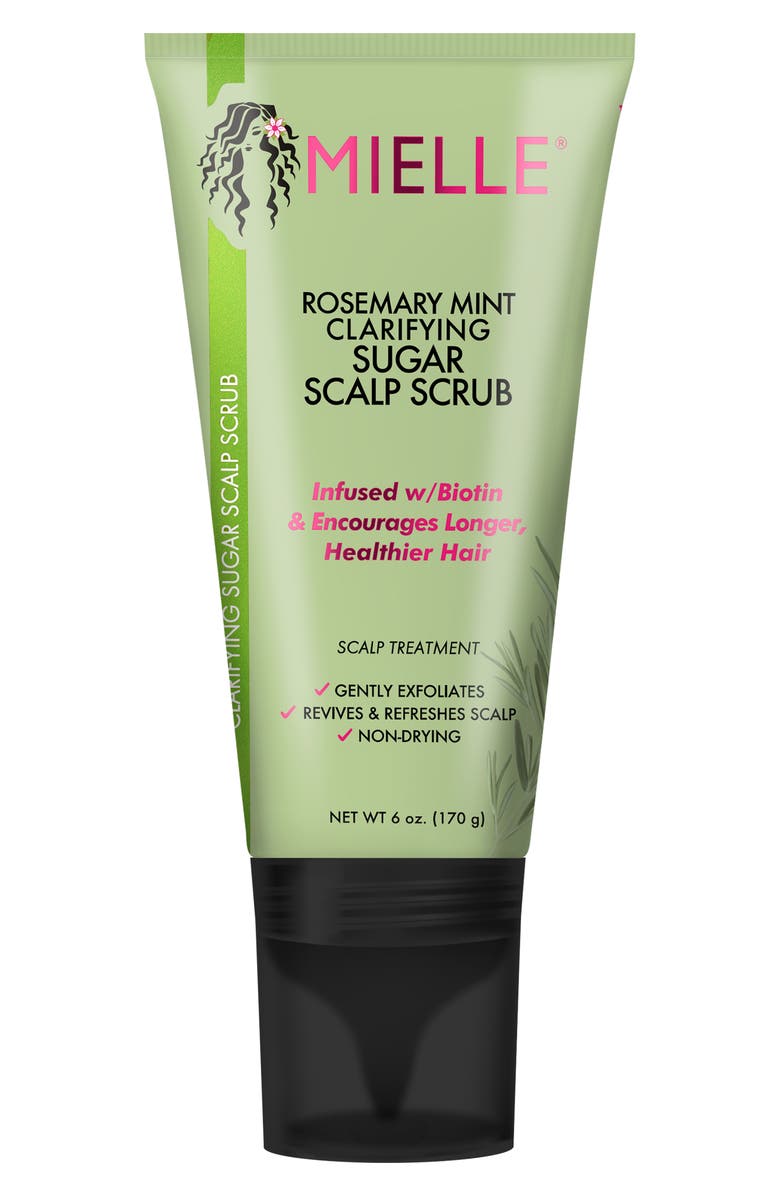 MIELLE Rosemary Mint Clarifying Sugar Scalp Scrub, Main, color, 