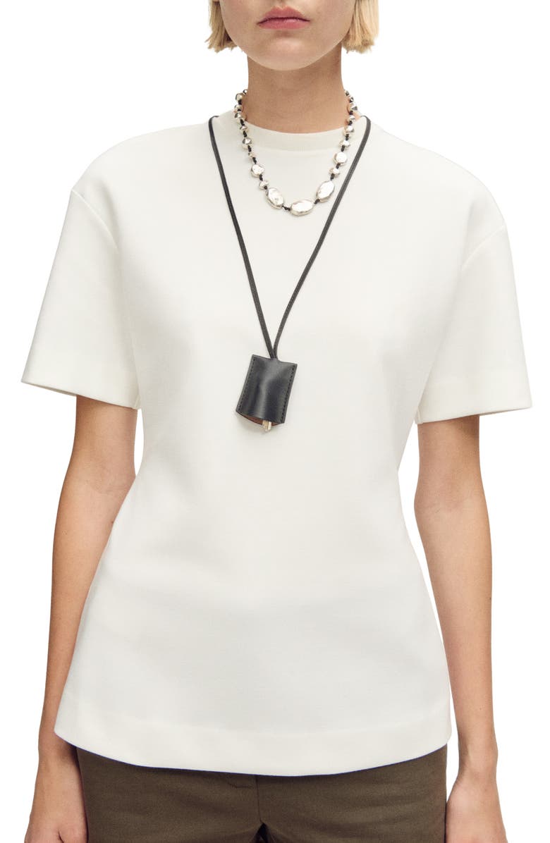 MANGO Fitted T-Shirt, Main, color, 