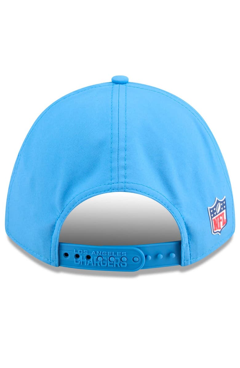 New Era Men's New Era Powder Blue Los Angeles Chargers 2025 Sideline M-Crown 9FORTY Adjustable Hat, Alternate, color, Powder Blue