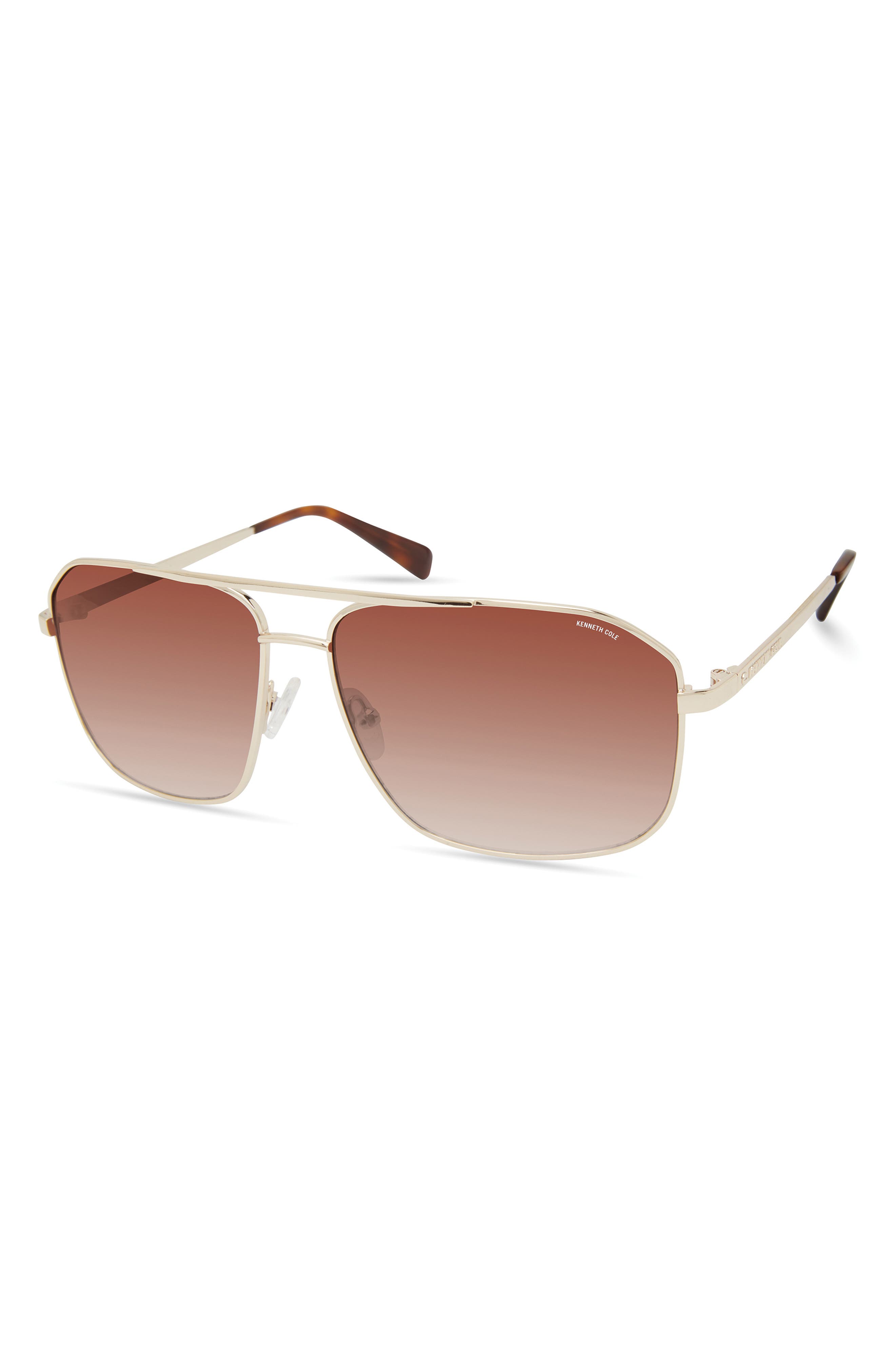 Kenneth Cole 62mm Oversize Navigator Sunglasses