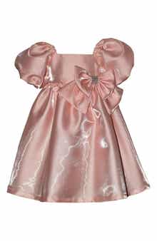 Kids' Metallic Mikado Dress